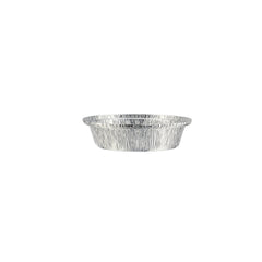 200 Pieces Round Aluminum Containers with Lid 800 ML