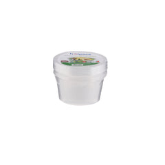 100 Pieces Round Microwavable Container 450 ML Base with Lid