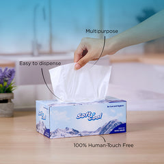 Soft N Cool Facial Tissue 200 Sheets X 2 Ply ( 5 x6 boxes)30 Boxes