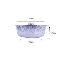 Aluminum POT Container With Hood - hotpack.om