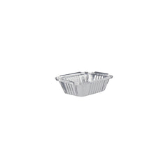 Aluminum Containers with Lid 8325 (127 Mm Length x 100 Mm Width x 35 Mm Height)10 Pieces - hotpack.om