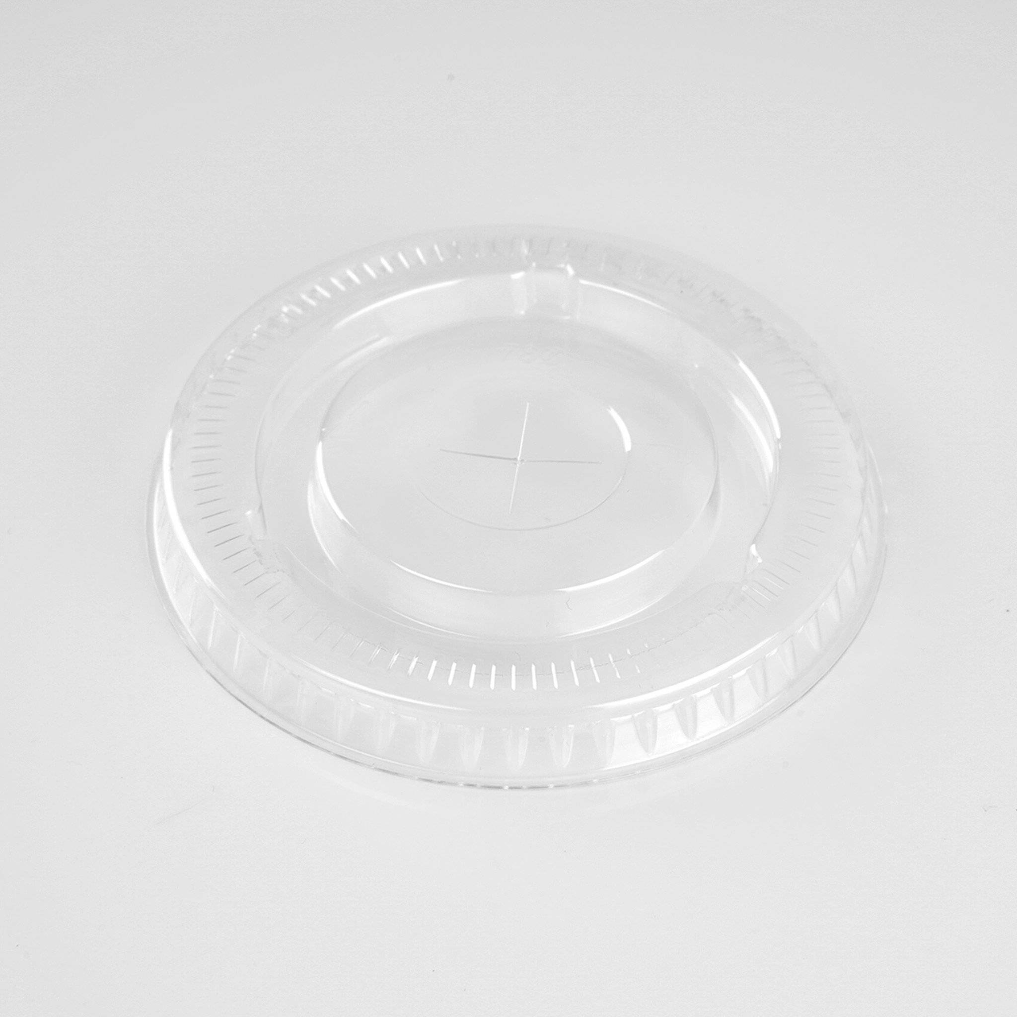Flat Lid For Pet Juice Cup 12/14/16 Oz With Hole 91 Diameter