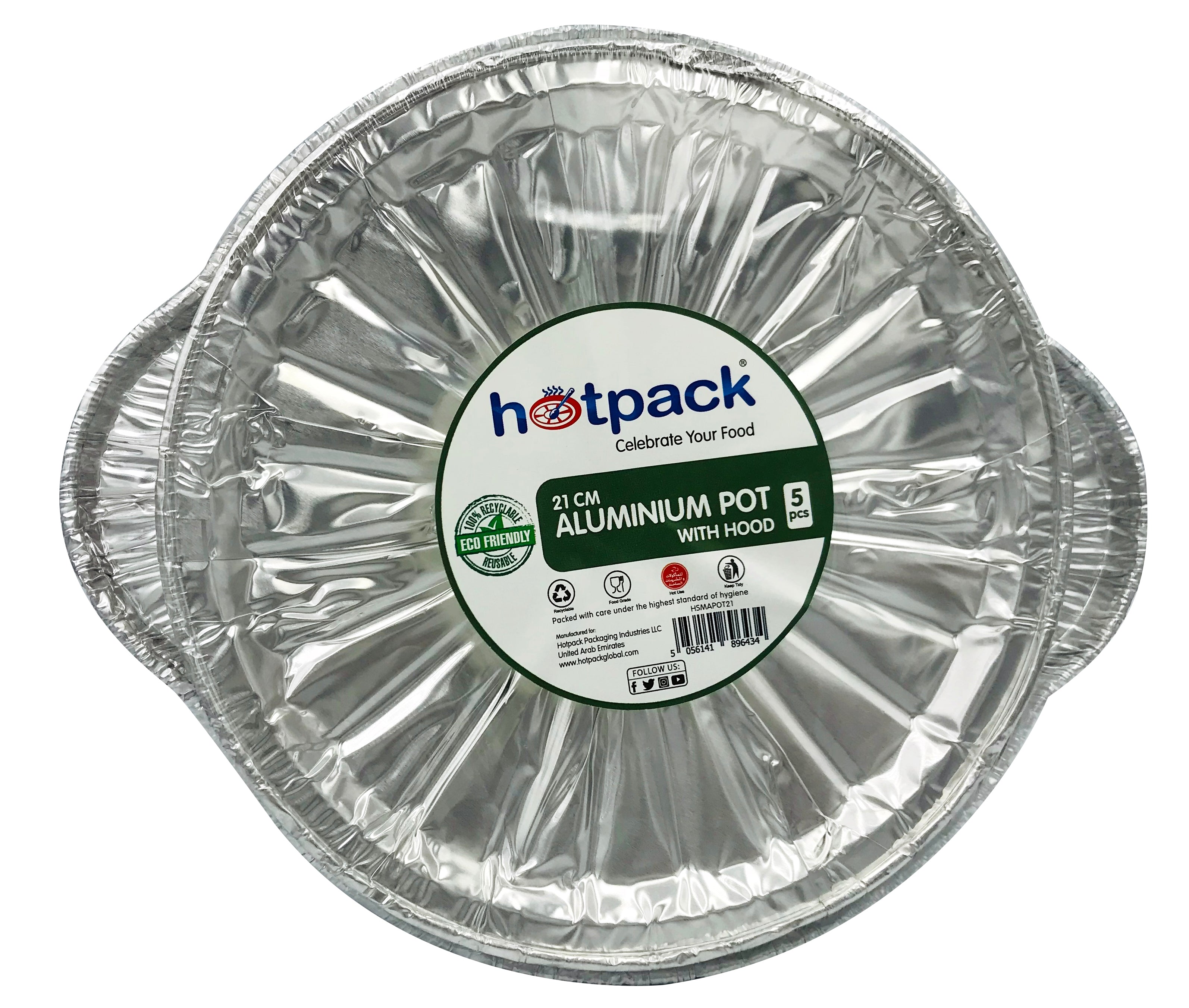 Aluminium Pot 21cm With Hood