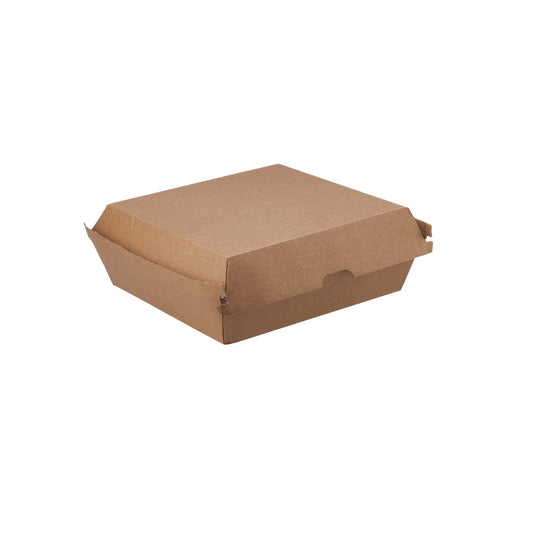 Kraft Flute Dinner Box 17.8X16X8 Cm