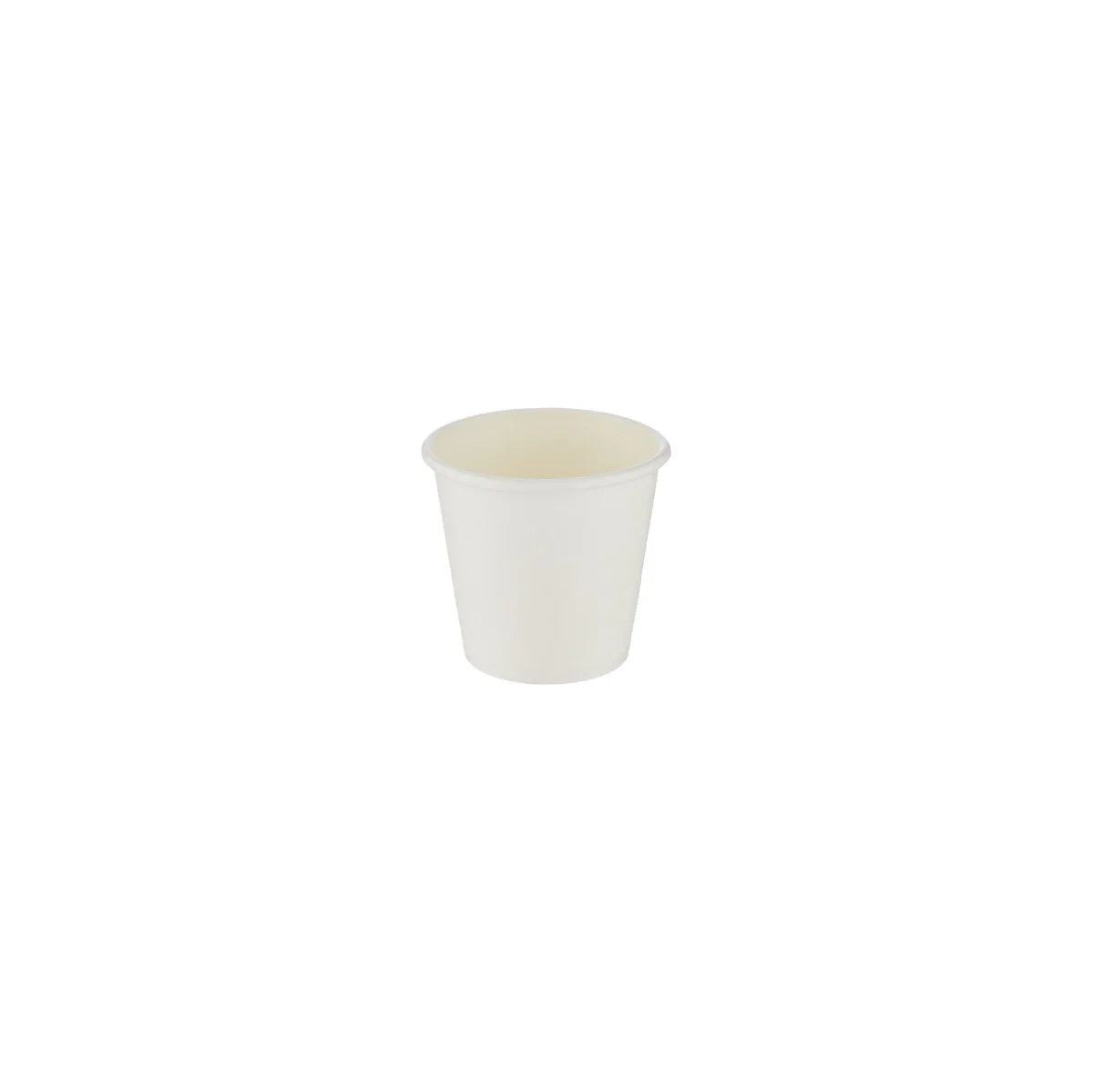 White Single Wall Qahwa Paper Cups 2.5 Oz