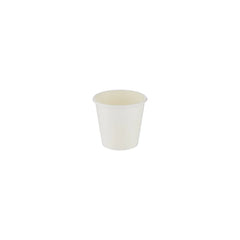 White Single Wall Qahwa Paper Cups 2.5 Oz