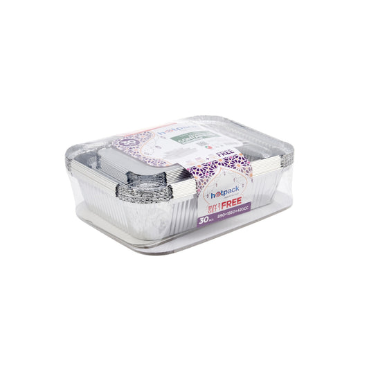 10 Pieces Each*20 Packet Ramadan Theme Aluminum Container Combo offer Buy 2 Get 1 Free