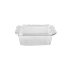 200 Pieces Hinged Square Deli Clear Pet Container 28oz