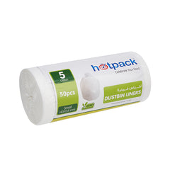 White Dust Bin Bag Roll 45*55 30 Rolls