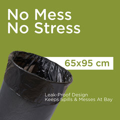 60 Pieces Garbage Bag Roll 30 Gallon 65 X 95CM