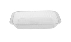 Rectangular Flower Clear Pyrex Disposable Tray