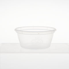 1000 Pieces Clear Round Microwavable Portion Cup 60ml With Lid