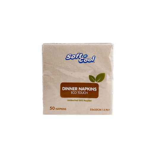 Soft N Cool Paper Folded Brown Napkin