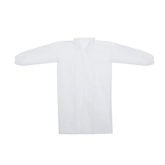 50 Pieces Non Woven Visitor Coat White Color Large