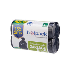 Twin Pack Garbage Roll Black 65x95cm 30 Gallon 25 % off