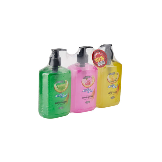 3 Piece Offer Pack Soft N Cool Hand Wash Liquid