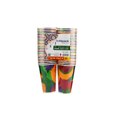 25 Pieces x 2 Twin Pack Paper Juice Cup Offer Pack 12 Oz