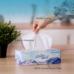 30 Boxes Soft N Cool Facial Tissue 150 Sheets X 2 Ply