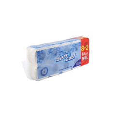 Soft n Cool Toilet Rolls 400 Sheets x 2 Ply 10 Rolls - 8+2 FREE