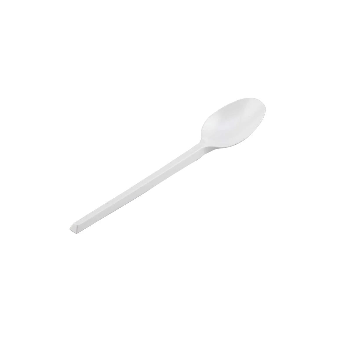 Disposable Plastic Tea Spoons White