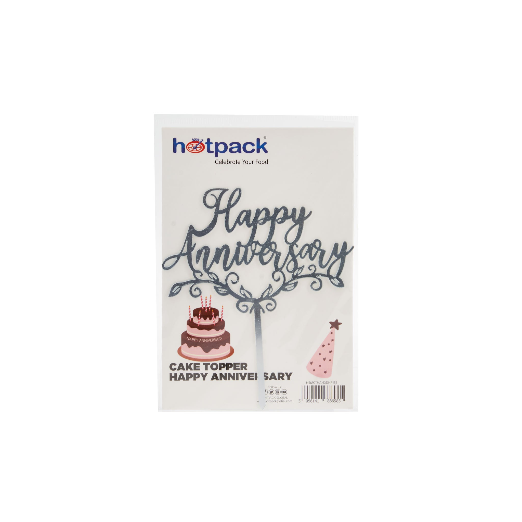 Happy Anniversary Cake Stick 