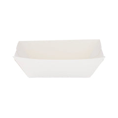 White Paper Boat Tray Large 600 Pieces - Hotpack Global