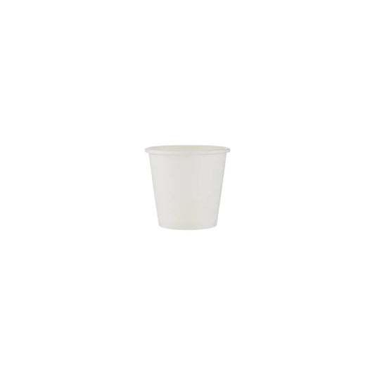 2.5 Oz White Single Wall Qahwa Paper Cups