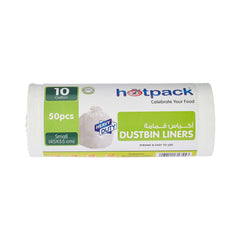 White Dust Bin Bag Roll 45*55