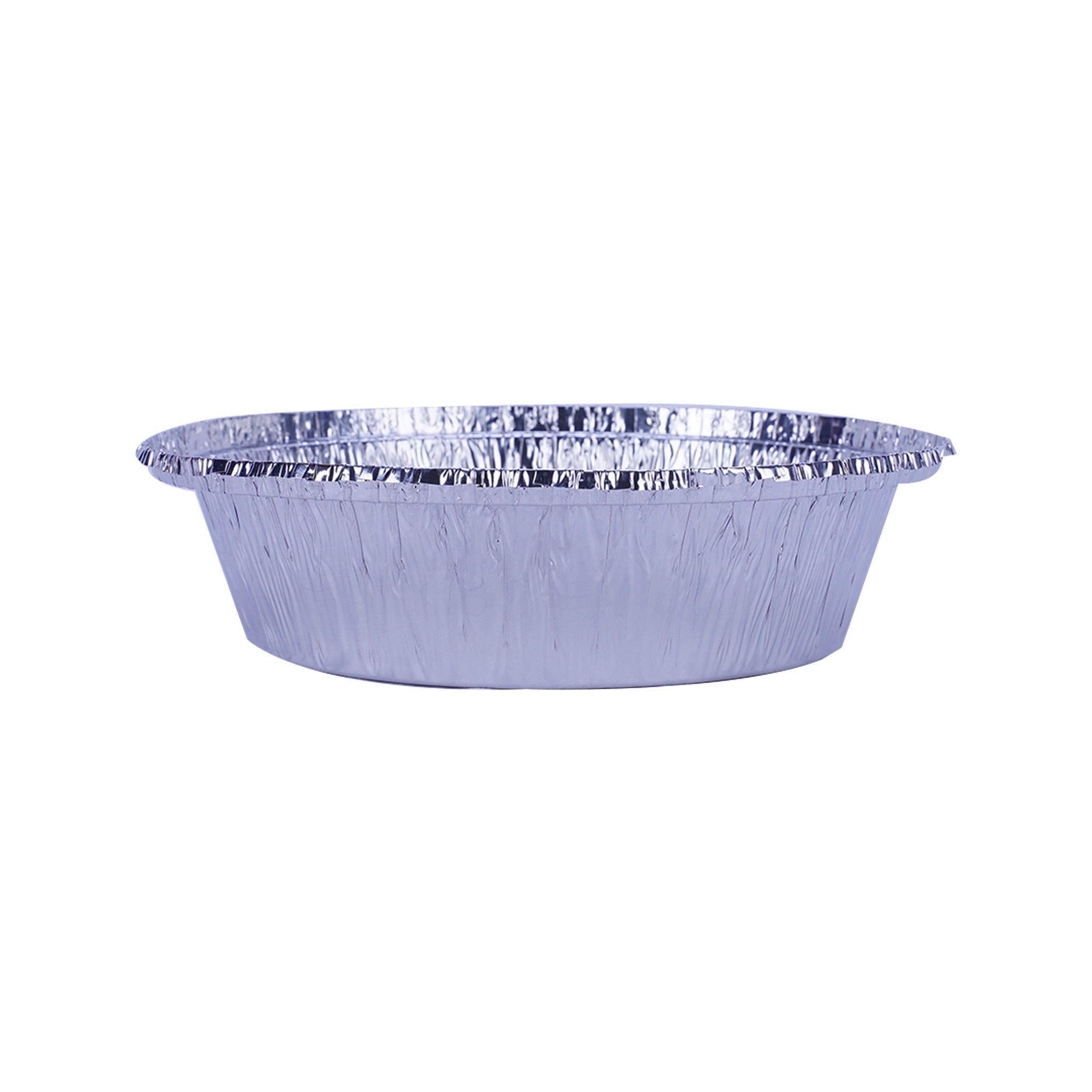 Round Aluminum Container, 800 Cc - Base With Lid
