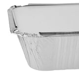 Aluminum takeaway Containers with Lid  8389 ( 890 CC ) 10 Pieces