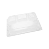 Black Base Rectangular 4-Compartment Container Base Only 200 Pieces - Hotpack Oman