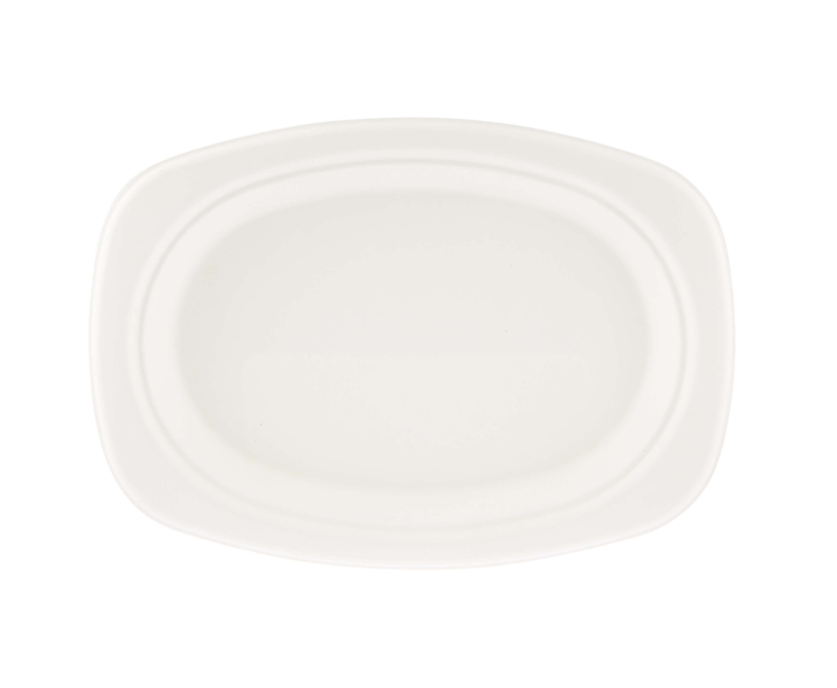 9X6.5 Inch Bio-Degradable Oval Plate 