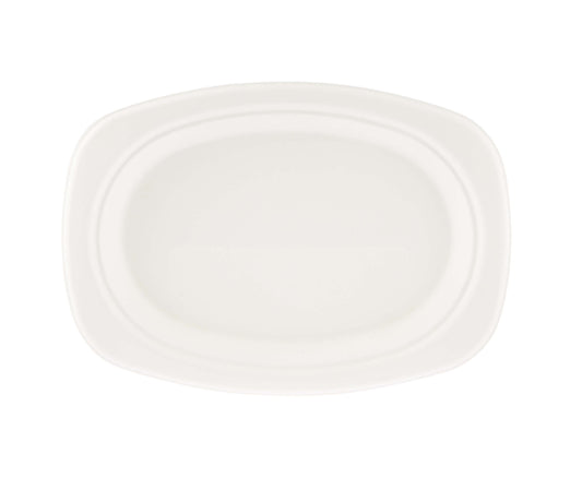 9X6.5 Inch Bio-Degradable Oval Plate 