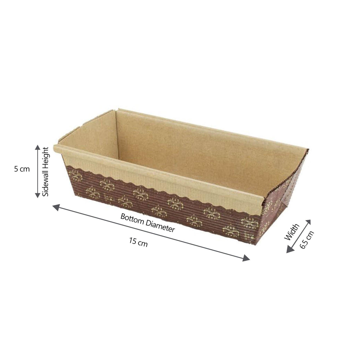 Rectangle Baking Mold 15X6.5X5Cm 