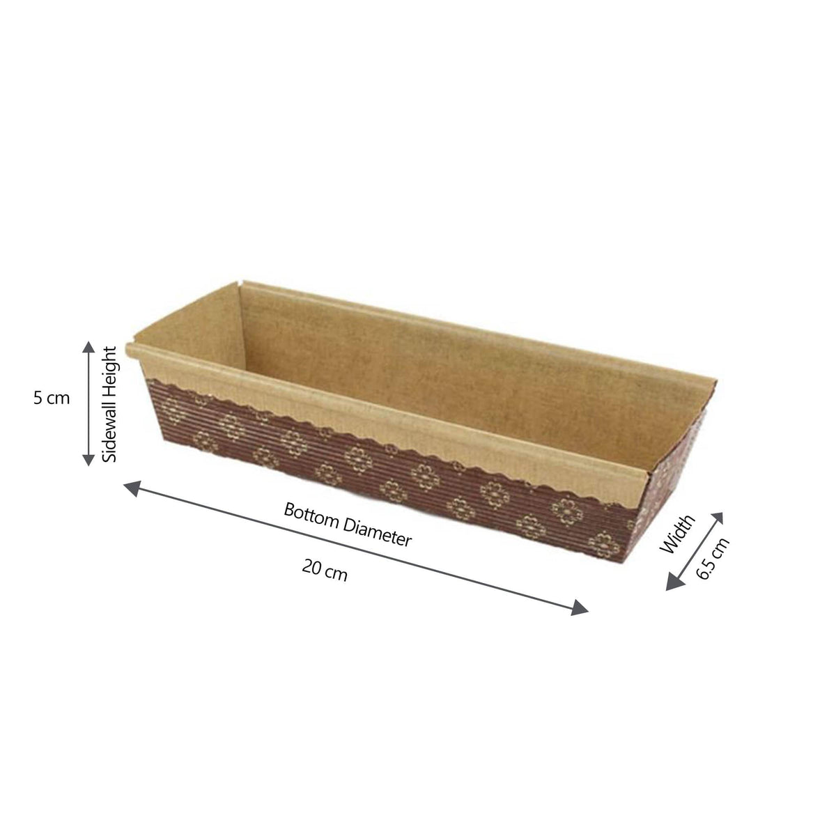 Rectangle Baking Mold 20X6.5X5Cm