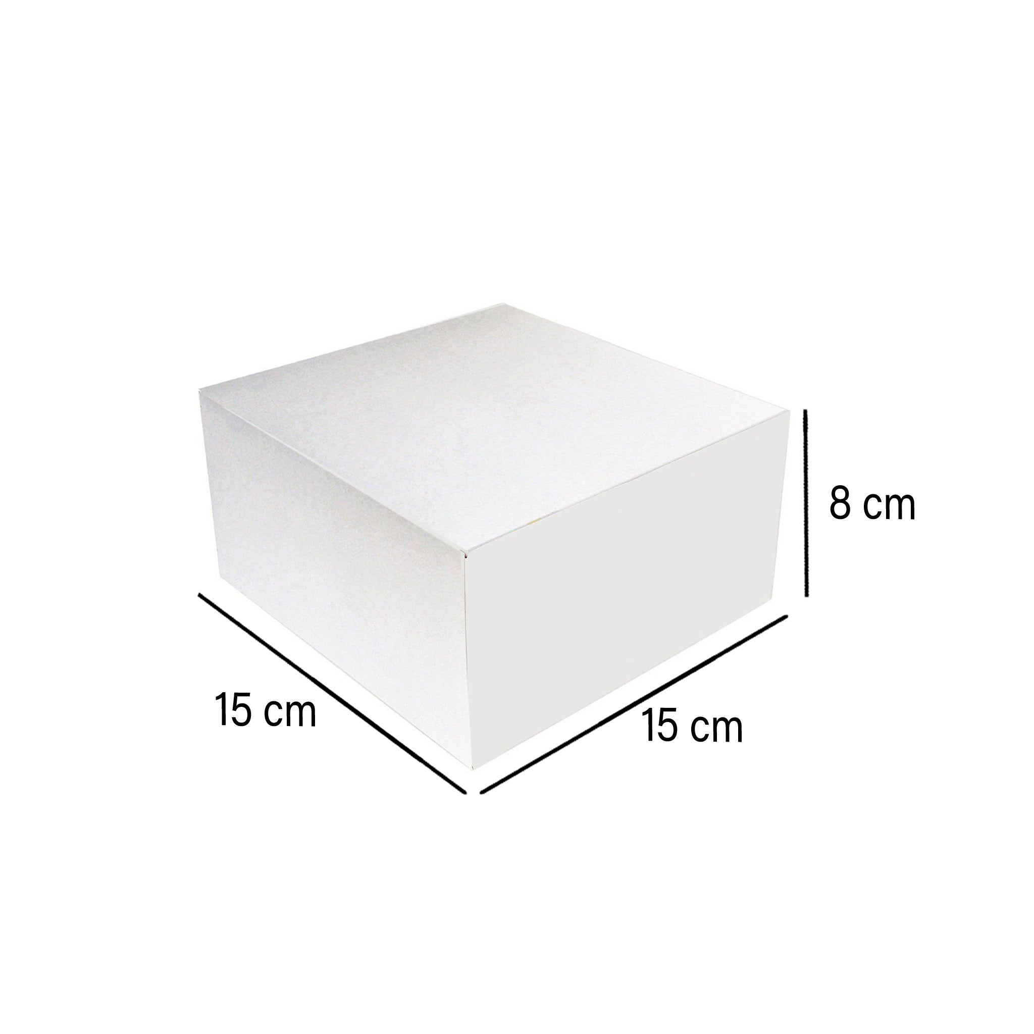 White Cake Box 100 Pieces