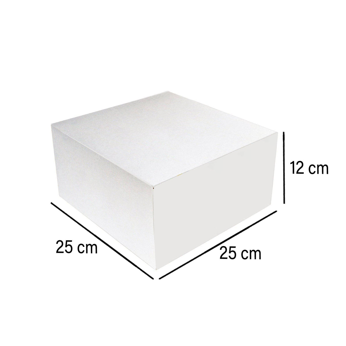 White Cake Box 100 Pieces