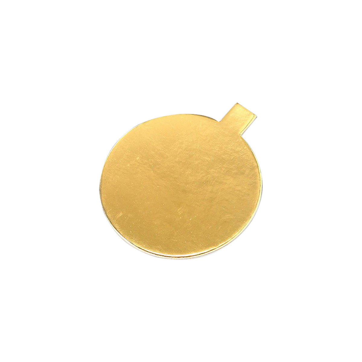 100 Pieces Round Gold Single Cake Piece Board