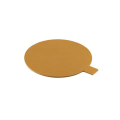 Round Gold Single Cake Piece Board 100 Pieces - Hotpack Global