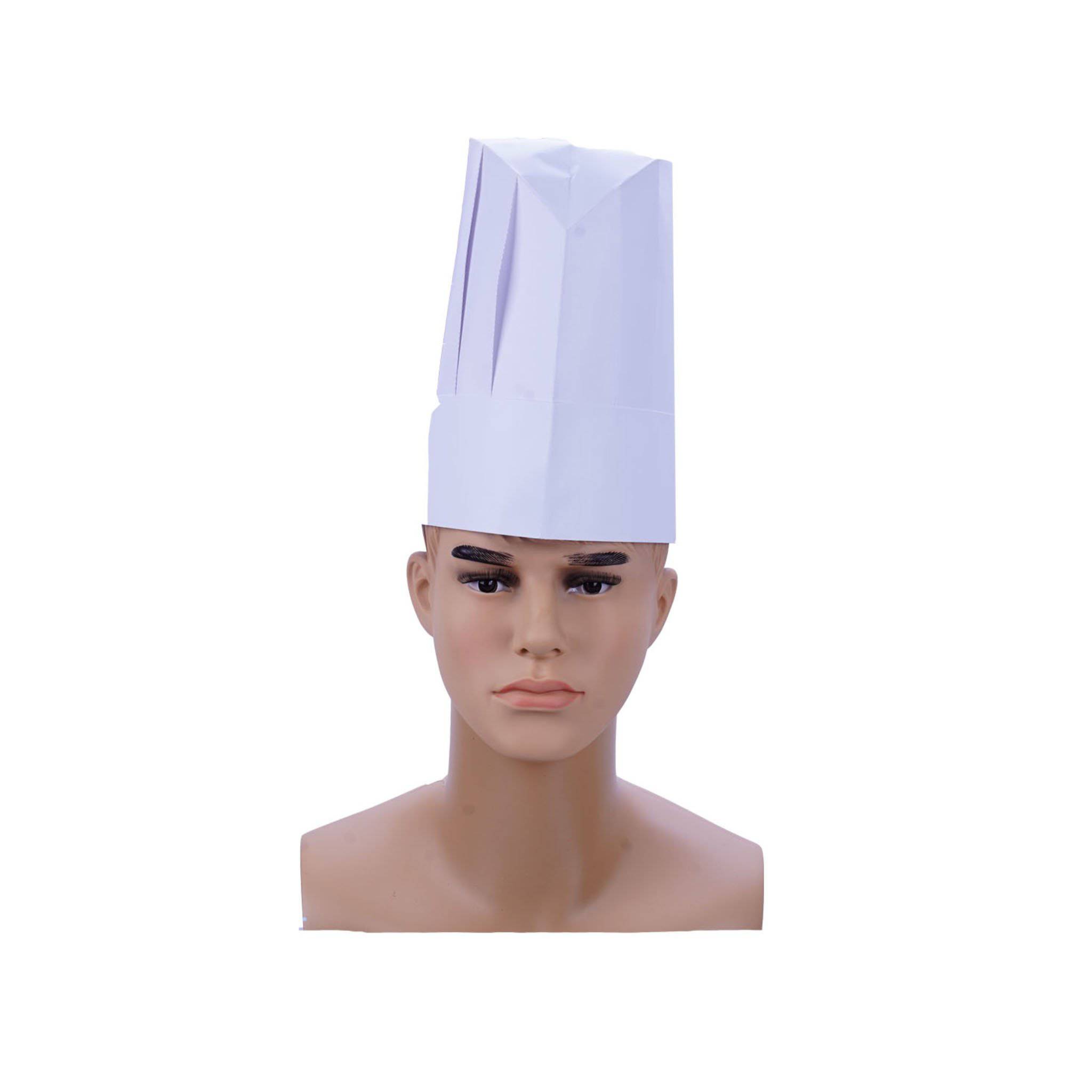 Hotpack | Paper Chef Hat 10 inch Medium | 50 Pieces X 5 Packts - Hotpack Oman