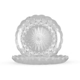 36 Cm Round Crystal Design Plate 
