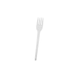 2000 Pieces Plastic Clear Normal Fork