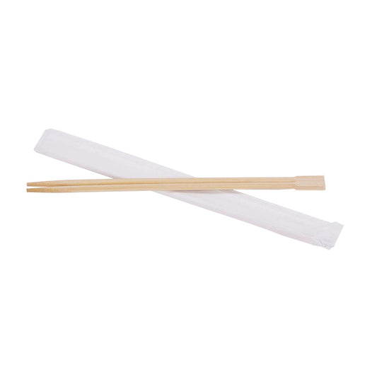 23 cm BAMBOO CHOPSTICKS WRAPPED 2000 Pieces - Hotpack Oman