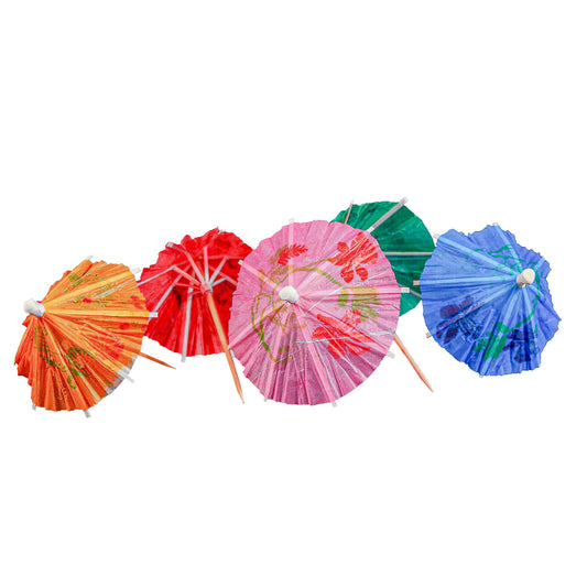 COLOURFUL COCKTAIL UMBRELLA PICKS 144 Pieces - Hotpack Oman