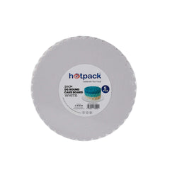 White Round Cake Board 5 Pieces - Hotpack Oman