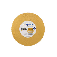 Gold Round Cake Board 5 Pieces - Hotpack Oman