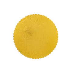 Gold Round Cake Board 5 Pieces - Hotpack Oman