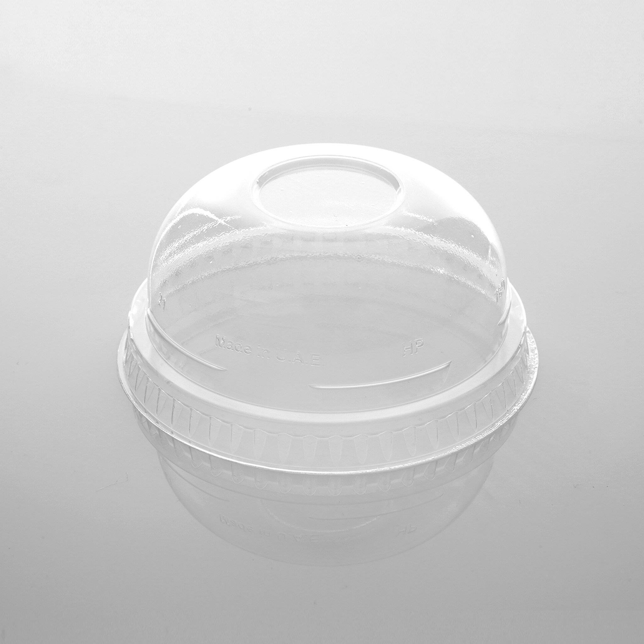 Dome Lid For Pet Juice Cup 12/16/20/24 Oz Without Hole 98 Diameter