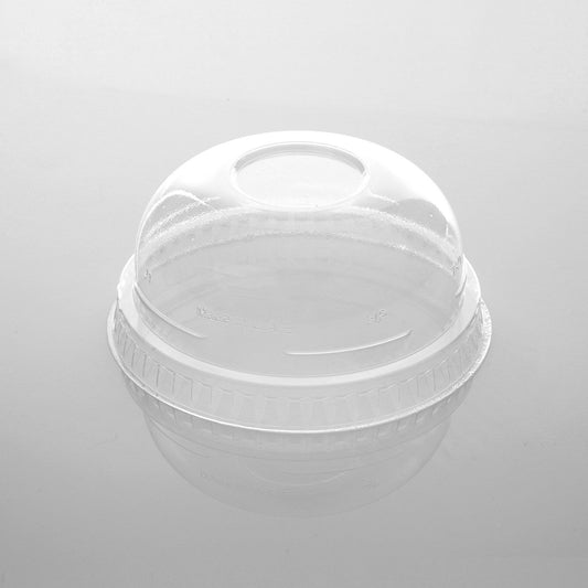 Dome Lid For Pet Juice Cup 12/16/20/24 Oz Without Hole 98 Diameter