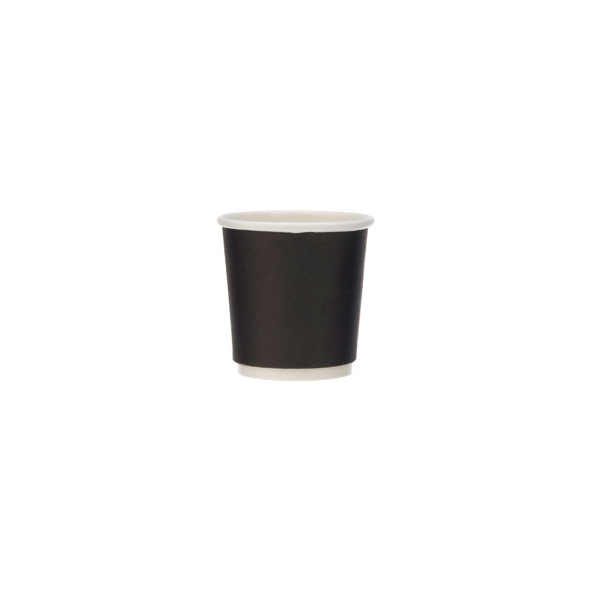 4 Oz Black Double Wall Paper Cups 1000 Pieces - Hotpack Oman